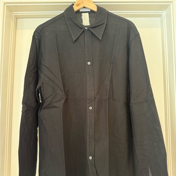 Versace Black Textured Fabric - Picture 1 of 5
